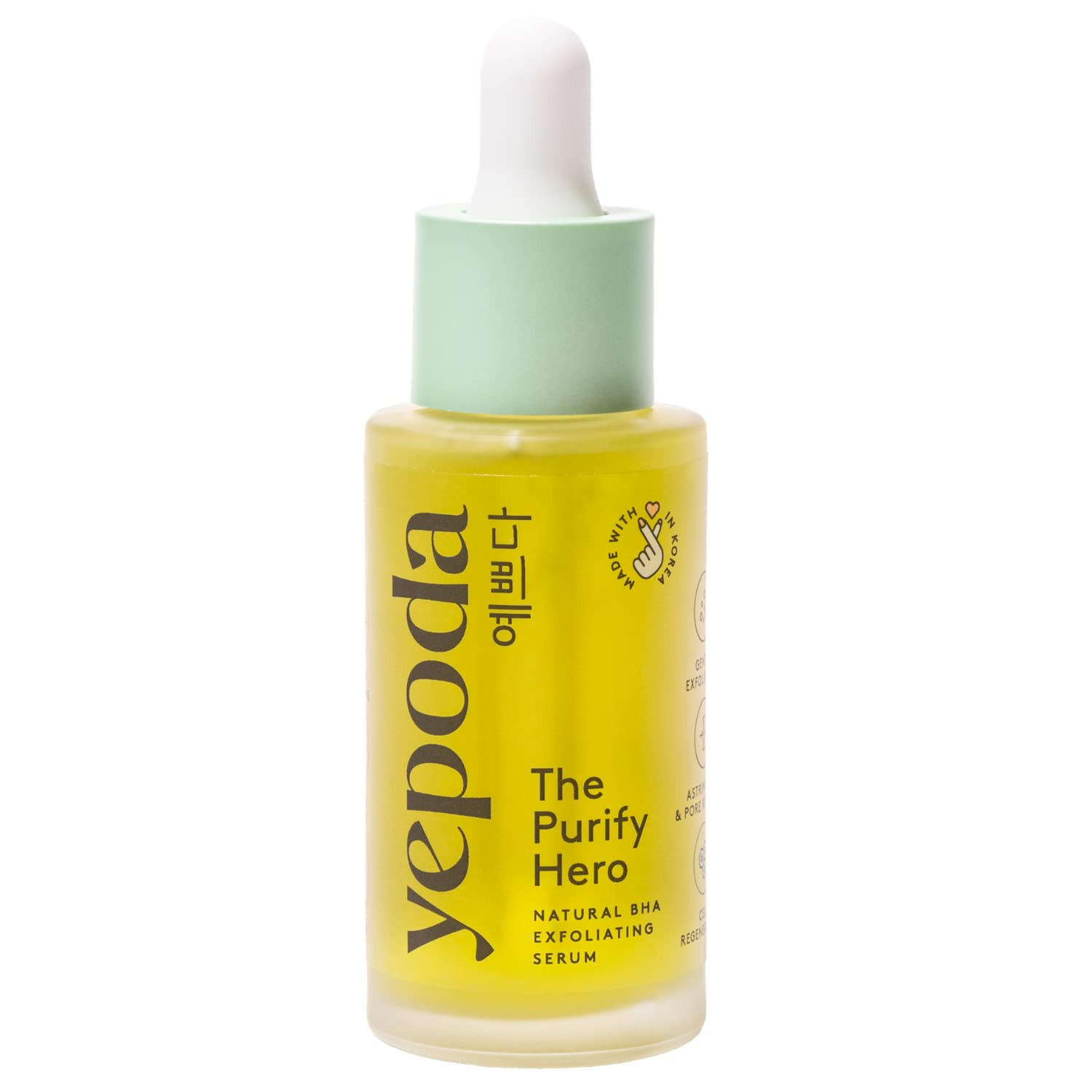 Yepoda - THE PURIFY HERO - Siero esfoliante con BHA naturale per (P3T)