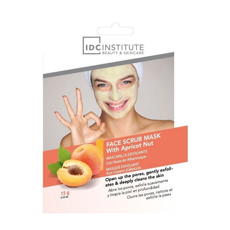 IDC Institute FACE SCRUB MASK maschera esfoliante con semi di albicocca