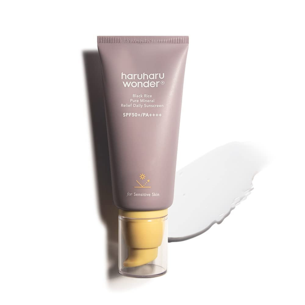 Haruharu Wonder Black Rice Pure Mineral Relief Daily Sunscreen 50 ml (Q8l)