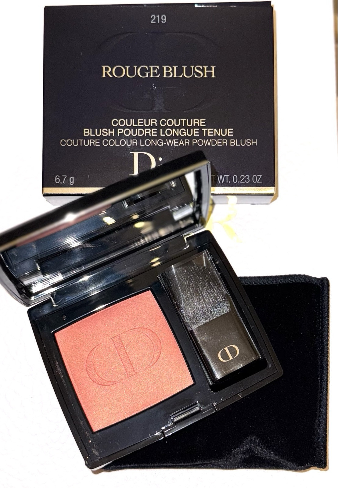 Dior Rouge Blush Couture Colour Long-Wear Powder Blush 219 Rose Montaigne 6,7 g