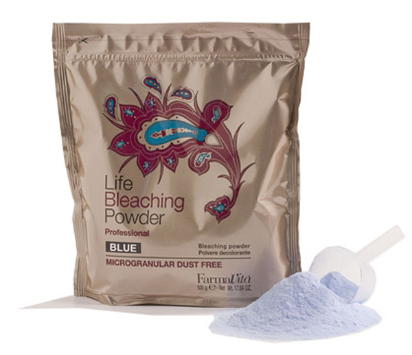 Farmavita LIFE PROFESSIONAL Polvere Blue Stand-up 500g - Decolorante