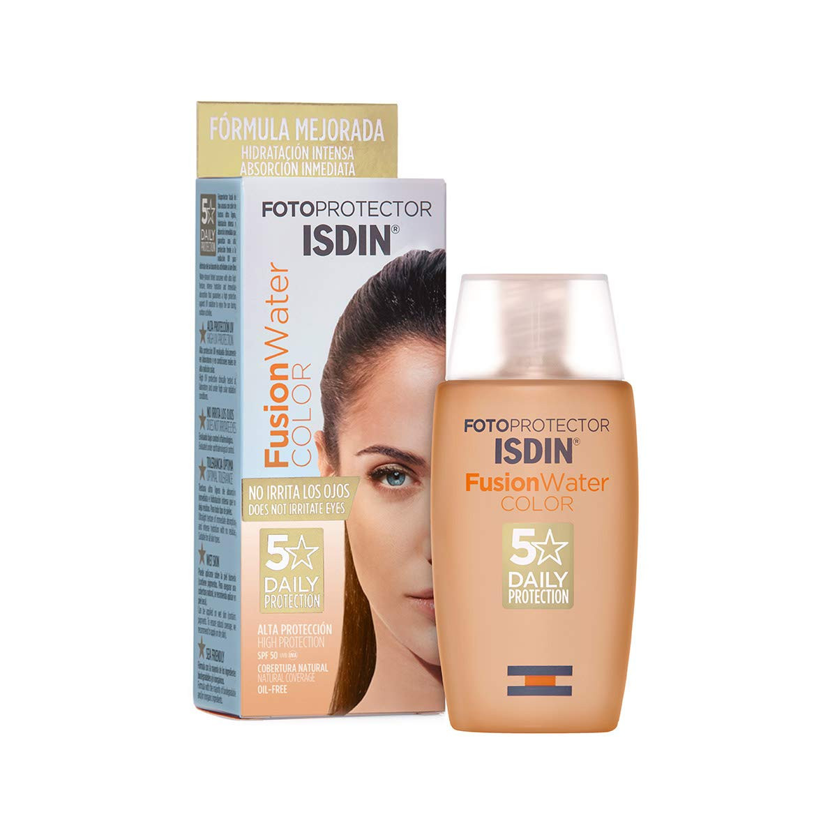 ISDIN Fusion Water Color SPF 50 50ml Fotoprotettore viso per uso (k0y)