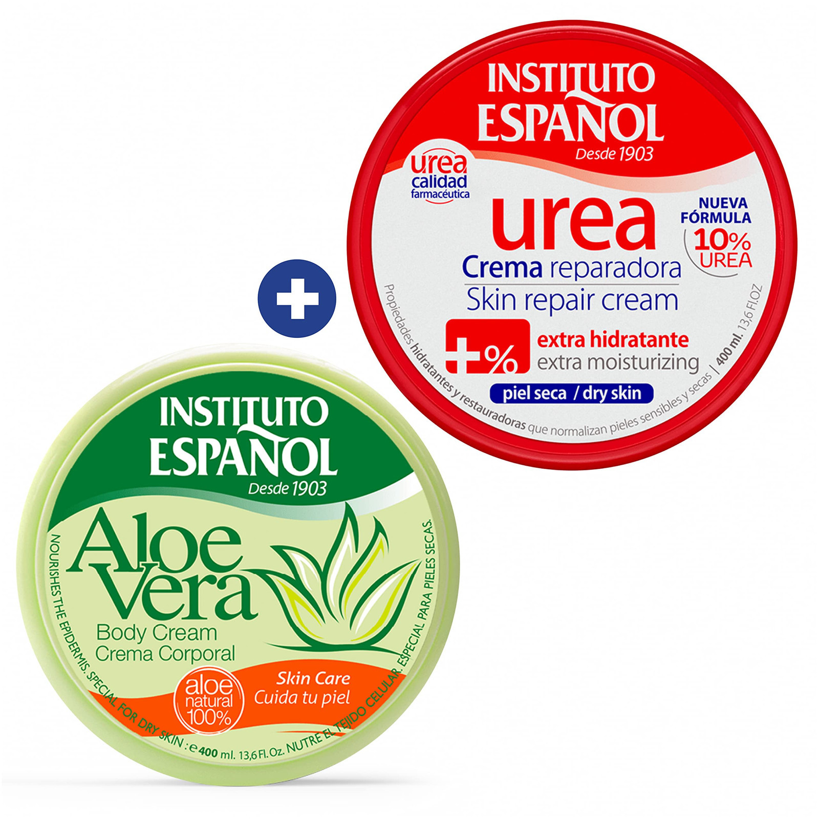 Instituto Español Crema Idratante Corpo Aloe Vera, Urea, Crema Corpo (f4G)