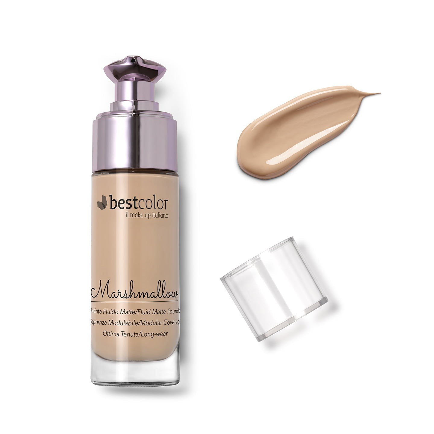 Best Color Fondotinta Fluido Matte Marshmallow A01 Vanilla 30ml