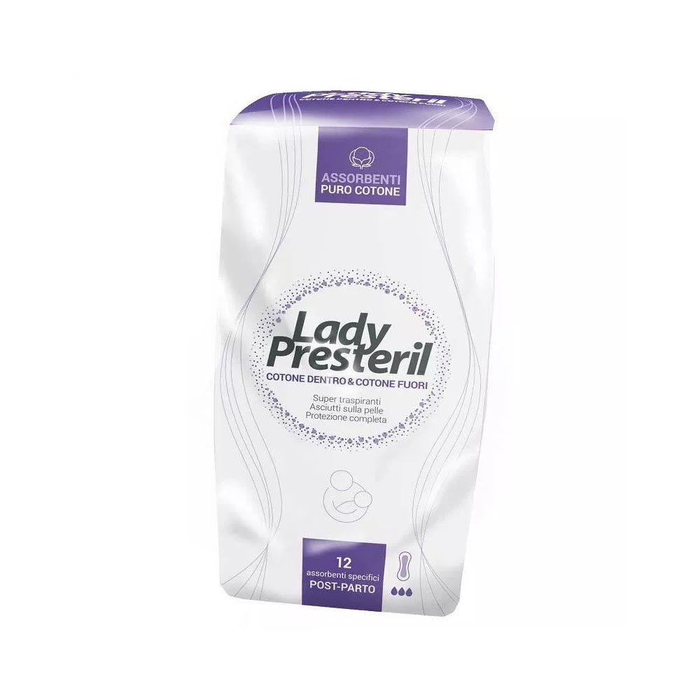 Lady Presteril Assorbente Post Parto, 12 assorbenti