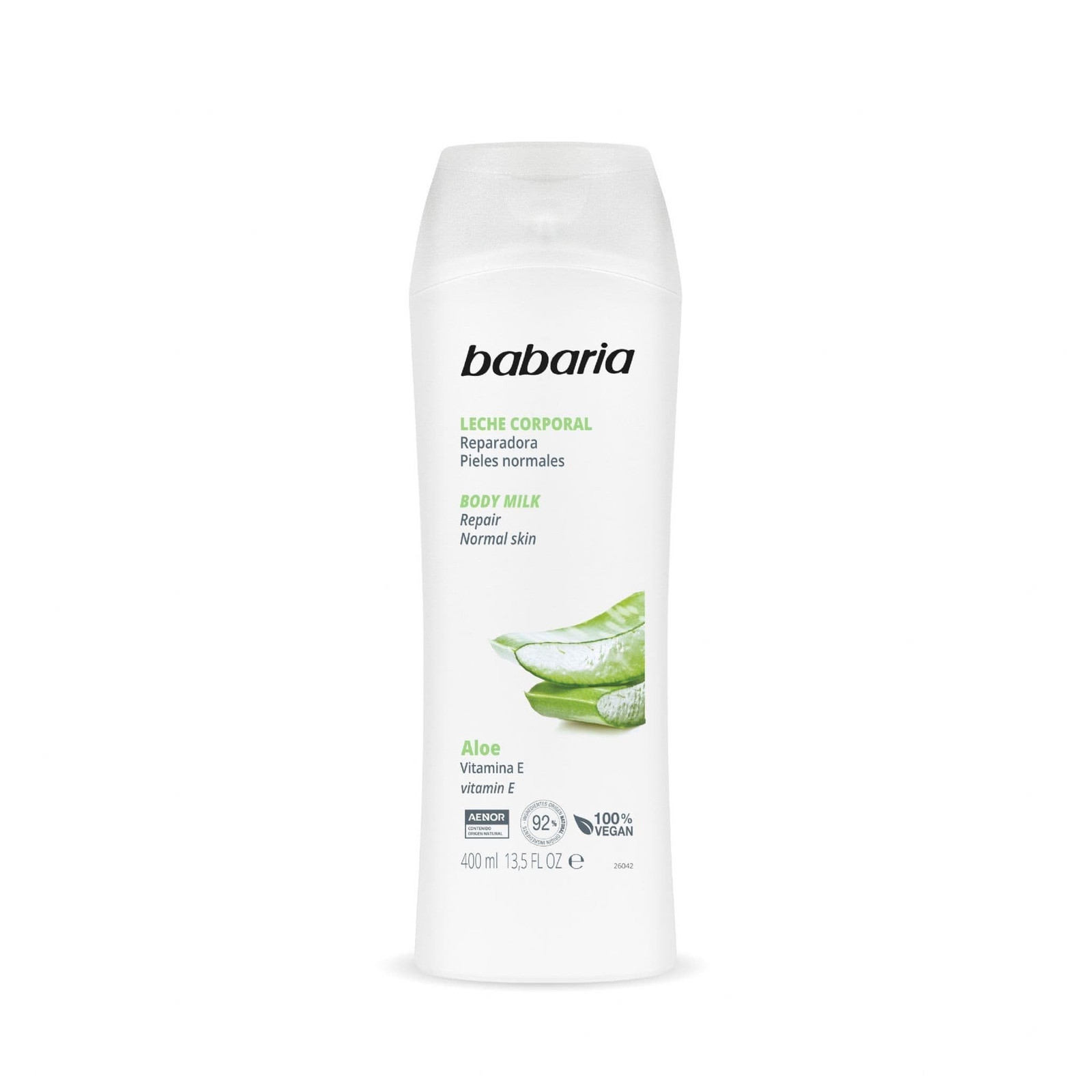 Babaria - Leche corporal reparadora - Crema corporal reparadora con Aloe (d6m)