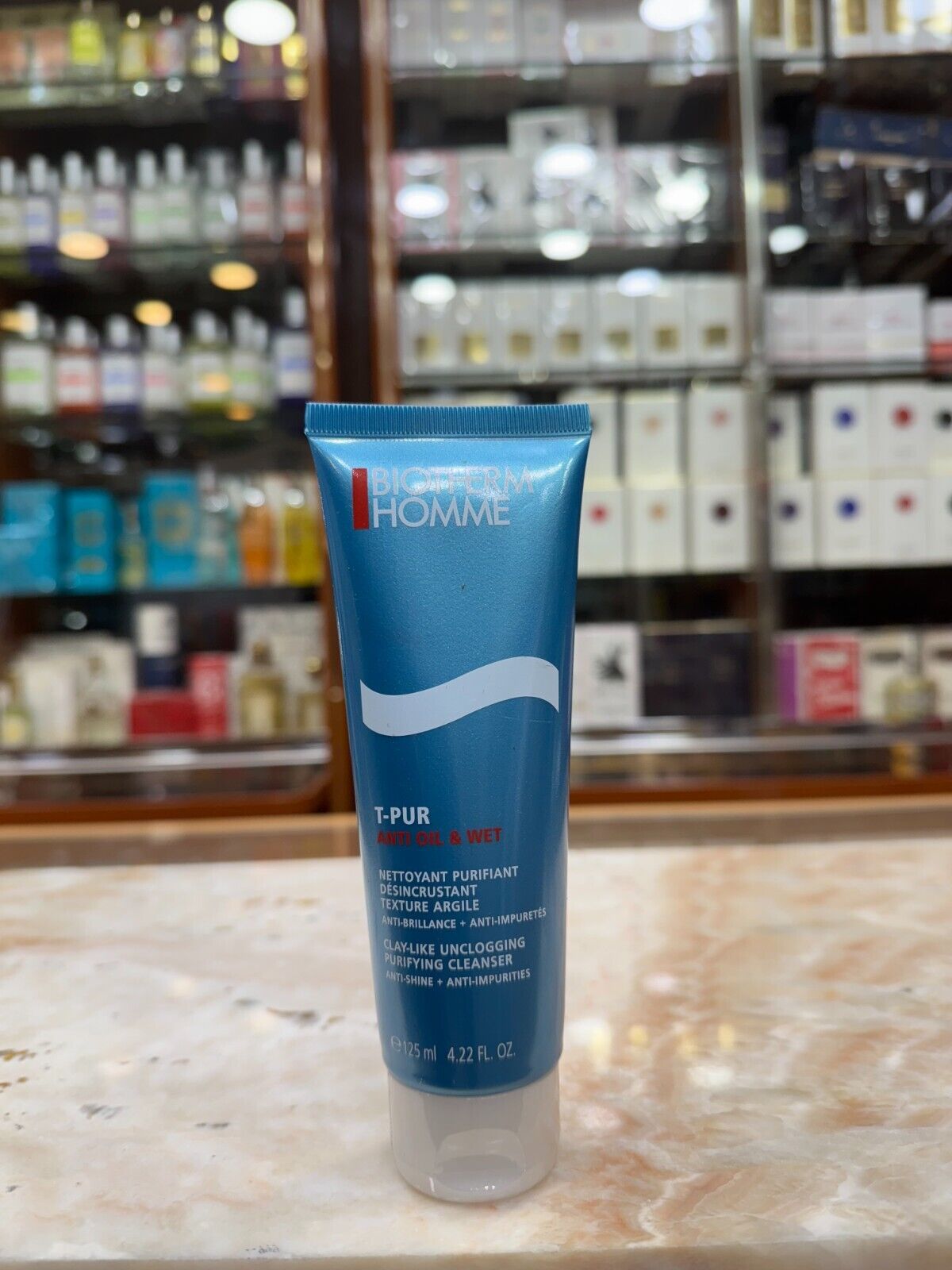 BIOTHERM HOMME T-PUR ANTI OIL & WET DETERGENTE PURIFICANTE 125 ML