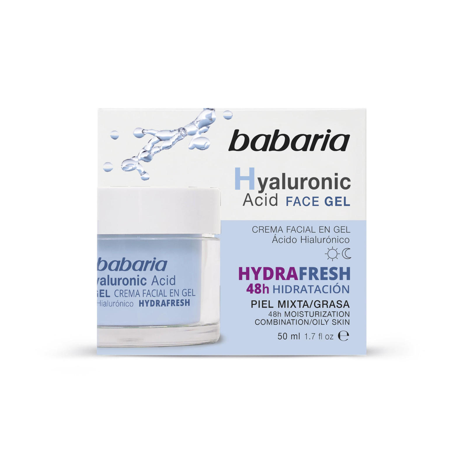 Crema Idratante Viso Gel con Acido Ialuronico 50 ml | Acido Ialuronico | (m9r)
