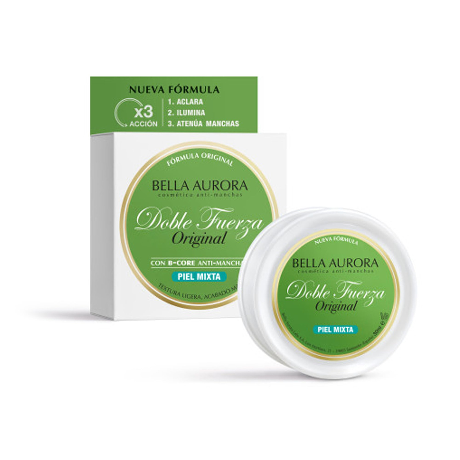Doble Fuerza Mate Crema Anti-Manchas Piel Mixta 30 Ml (i2f)