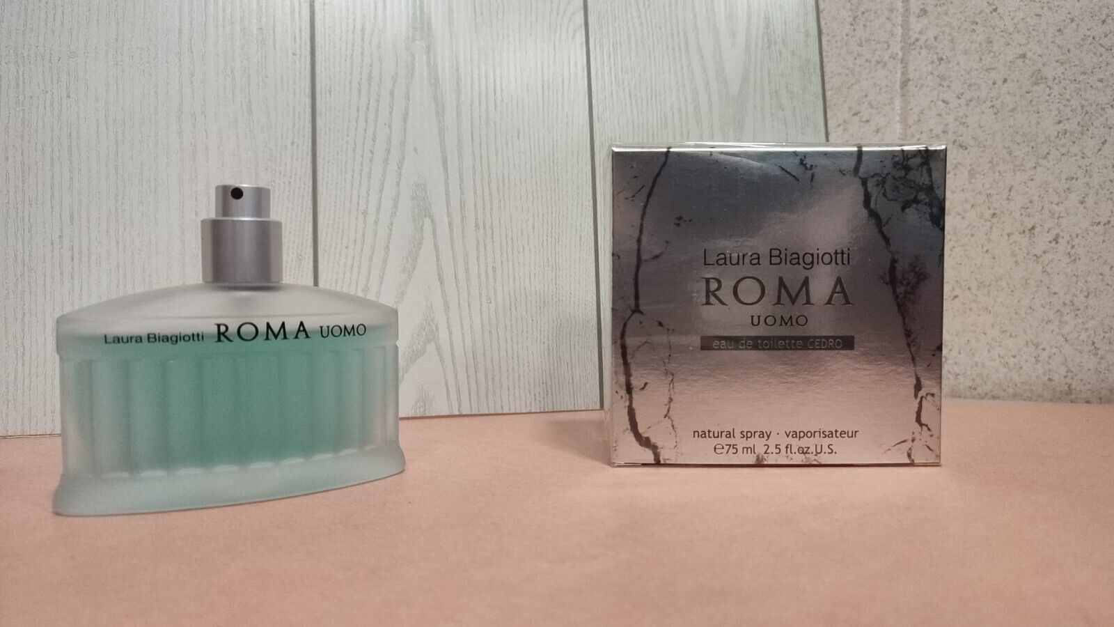 Roma Uomo Cedro Eau de Toilette 75ml Originale Sigillato Laura Biagiotti