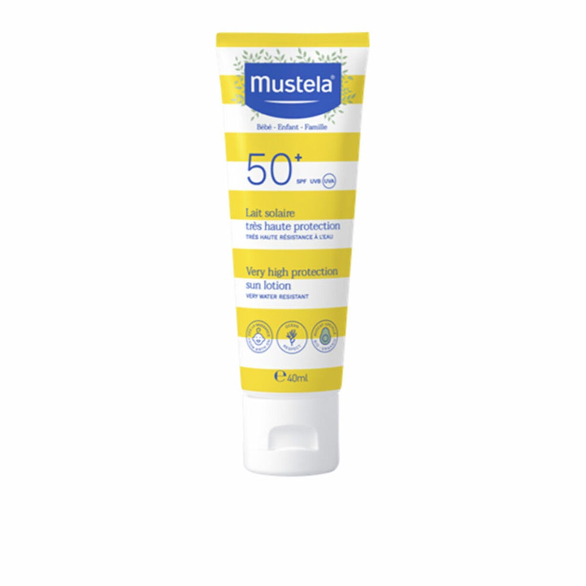 Protezione Solare Per Bambini Mustela SPF 50+ 40 ml