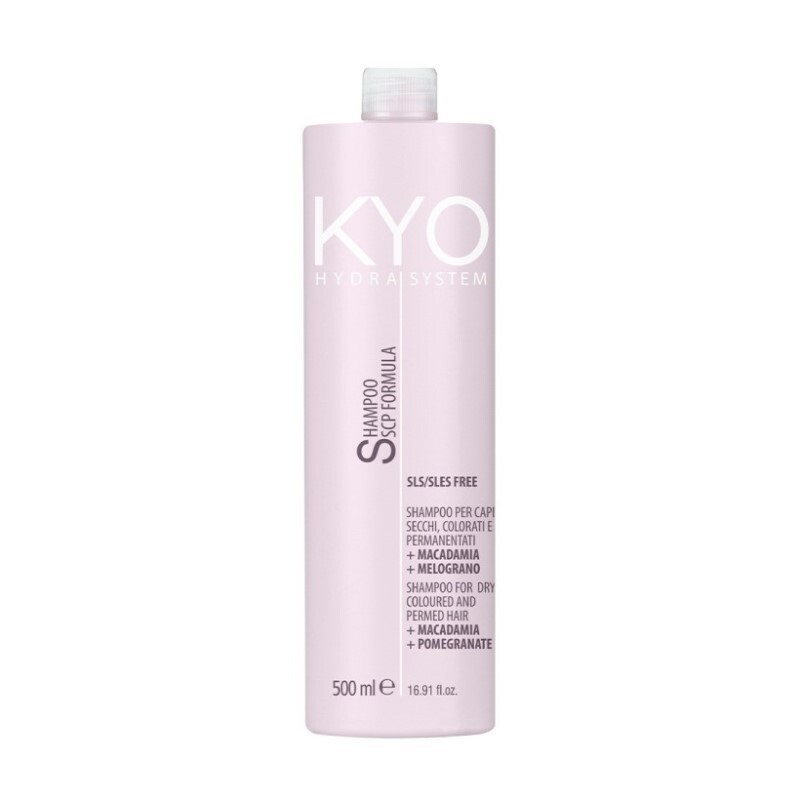 KYO Hydra System Shampoo per Capelli Secchi, Colorati e Permanentati 500ml