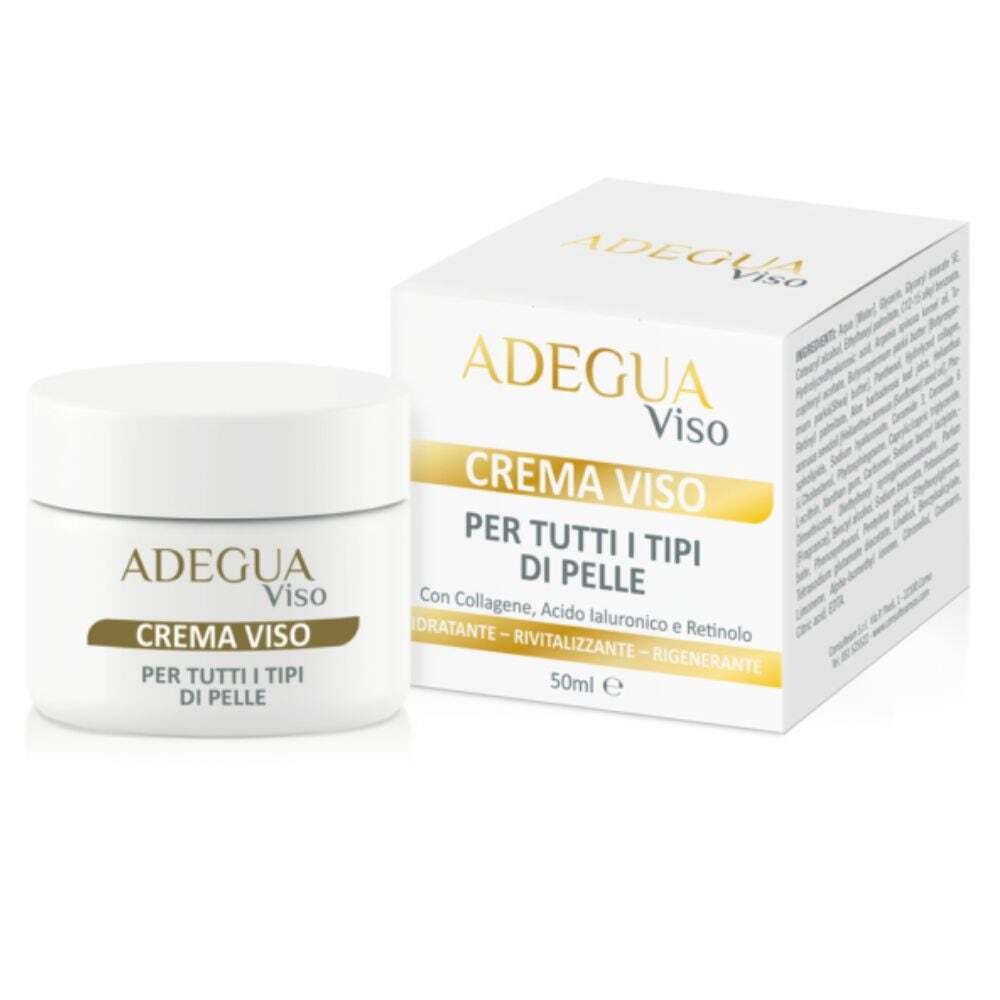 Adegua Crema Viso Idratante Rivitalizzante Rigenerante, 50ml