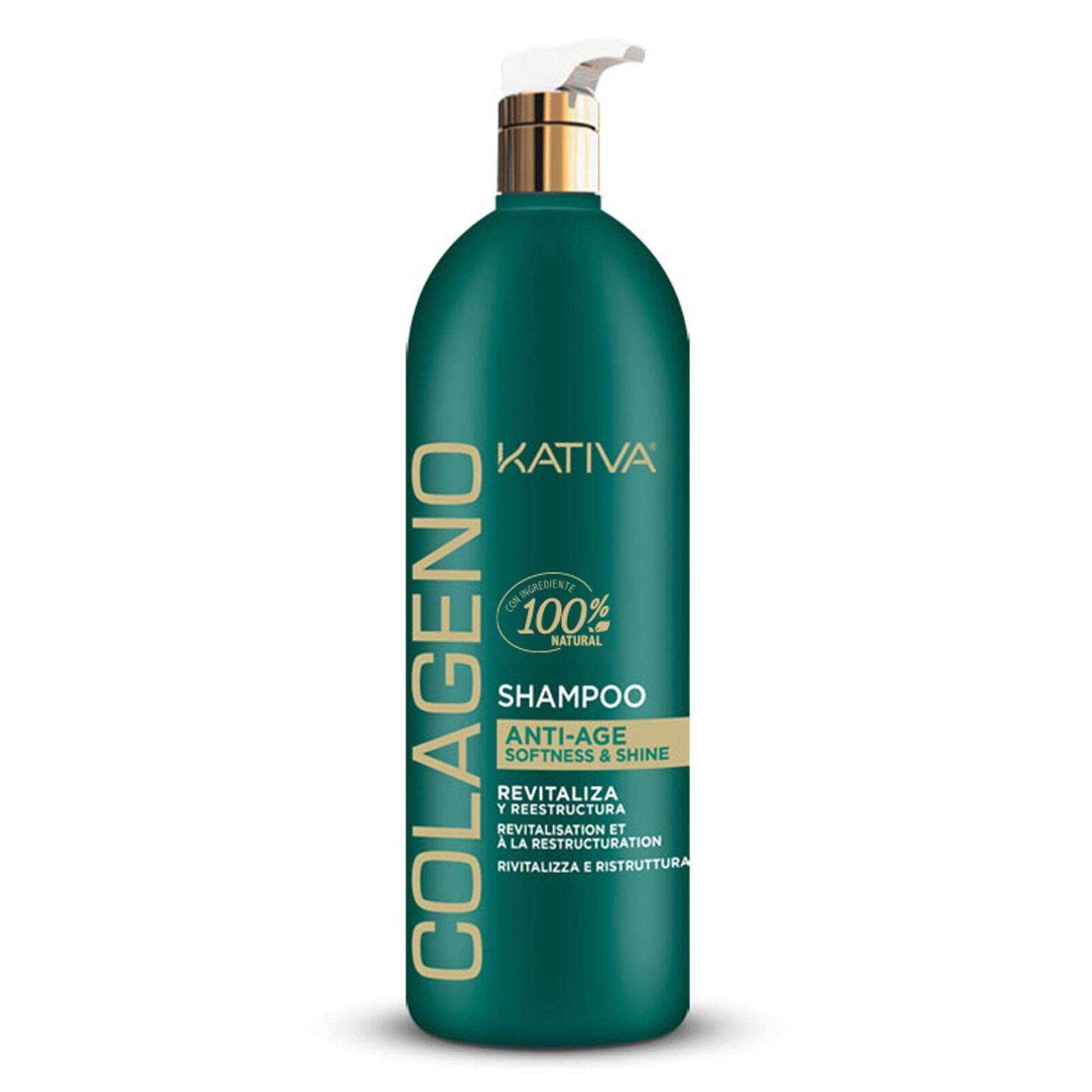 KATIVA COLAGENO SHAMPOO ANTI-AGE 1000ML PER CAPELLI FORTI E LUMINOSI