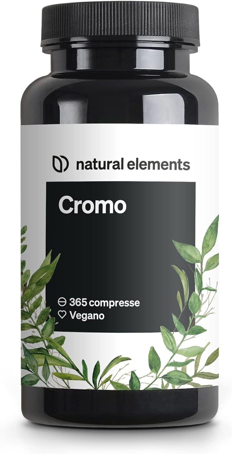 Cromo (picolinato di cromo) – alto dosaggio 200 μg cromo per compressa...