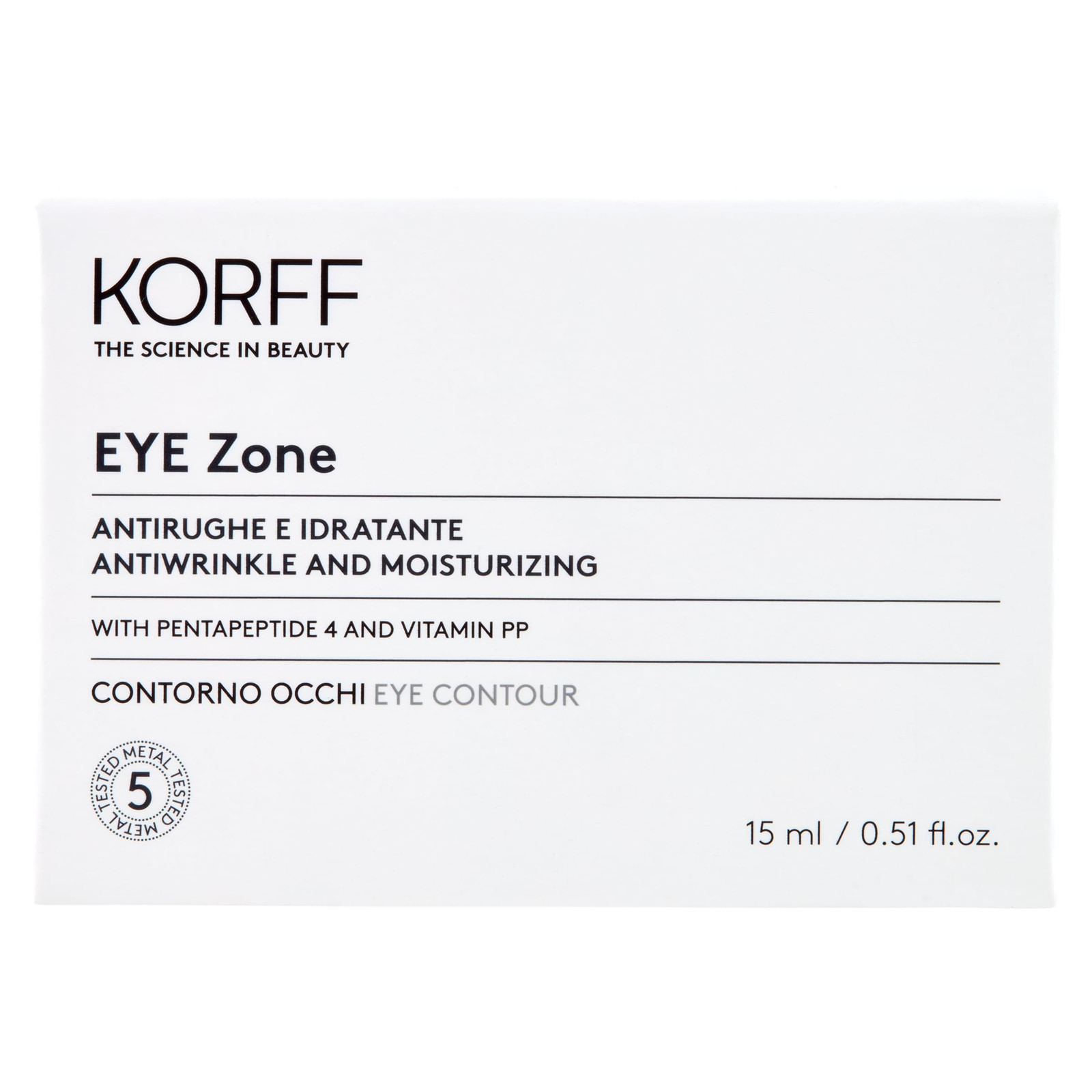 Korff Eye Zone Contorno Occhi Borse e Occhiaie con Acido Ialuronico e (l1i)