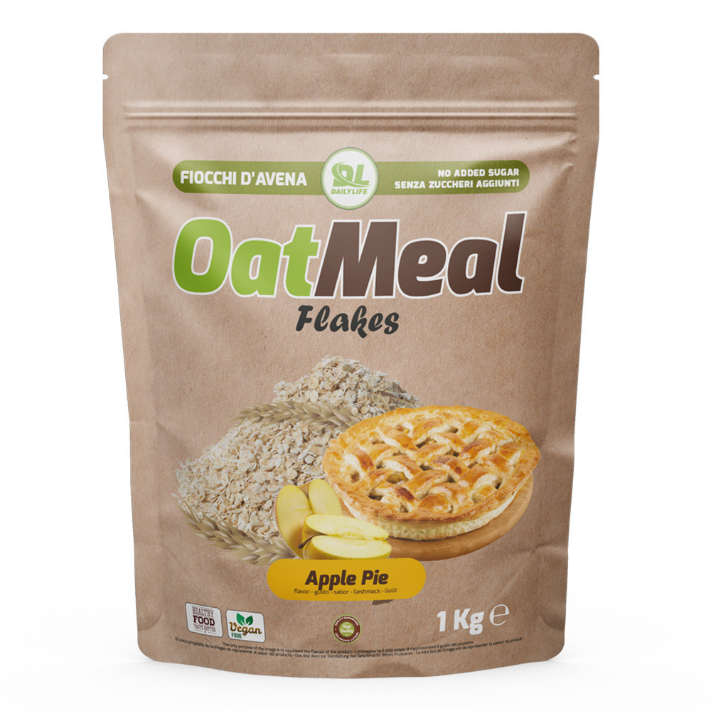 Daily Life - OatMeal Flakes APPLE PIE (Fiocchi d'avena alla torta di mele) - 1kg