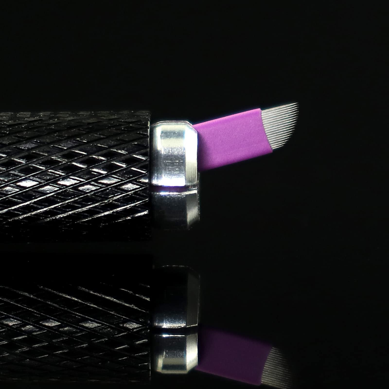 50 pezzi Viola Nano Lame Microblading 0.16 mm Sopracciglia Microblading (d8f)