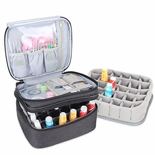 Luxja Organizer smalti per Unghie, Borsa smalti per Unghie, Valigetta (f2l)