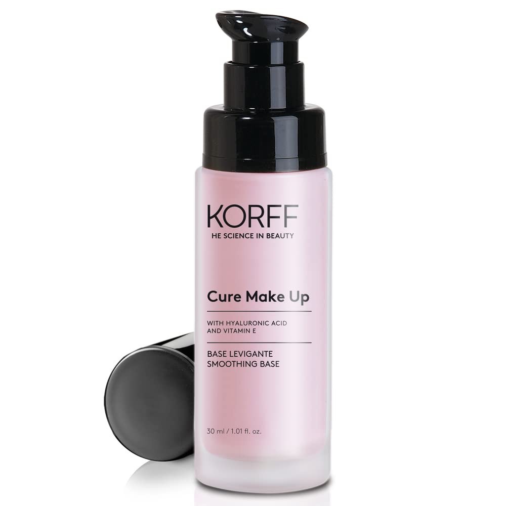 KORFF Cure Make Up Base Levigante, Primer Make Up con Acido Ialuronico, (N0o)