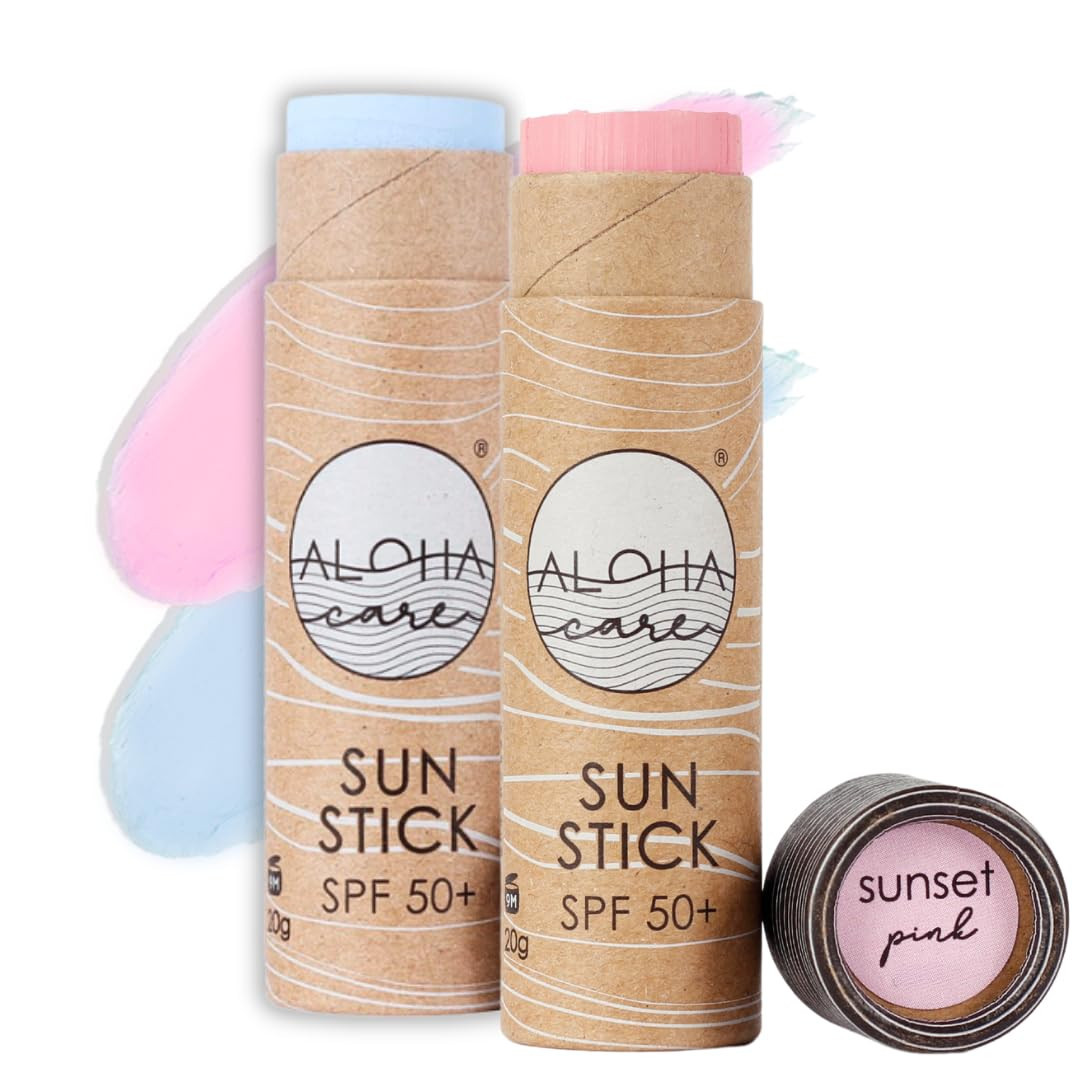 Aloha Sun Stick SPF 50+ | Crema (stick) solare viso minerale colorata per (r2v)