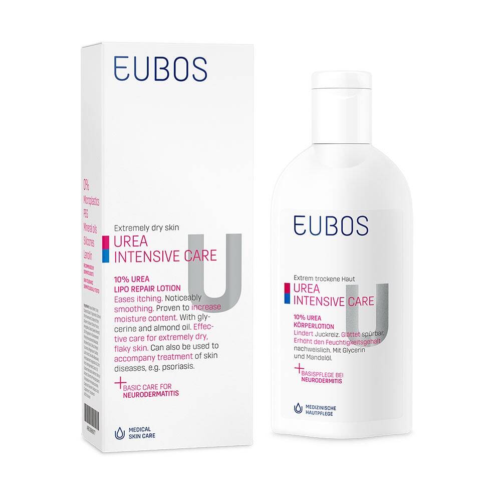 Eubos Urea - Lipo Repair Lotion 10% Emulsione Lenitiva Intensiva, 200ml