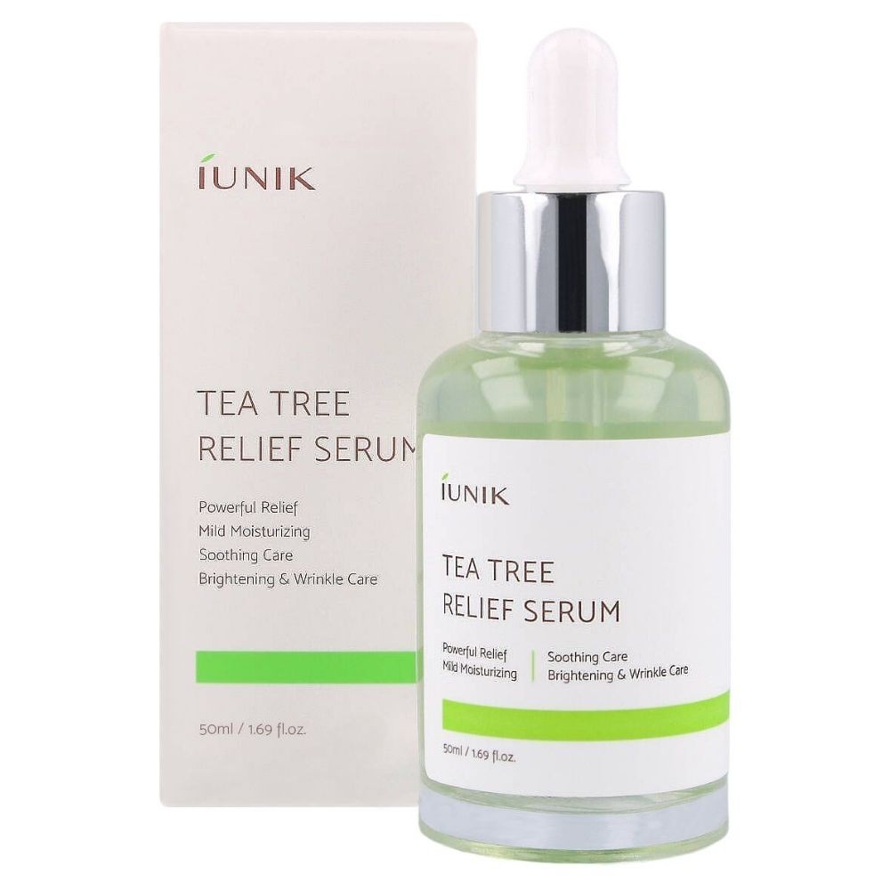 iUNIK Tea Tree Relief Serum per pelli problematiche, 50 ml