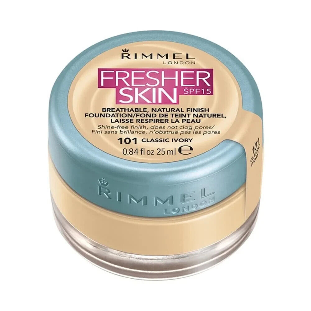 Rimmel London - Fresher skin spf 15 - fondotinta n.101 classic ivory