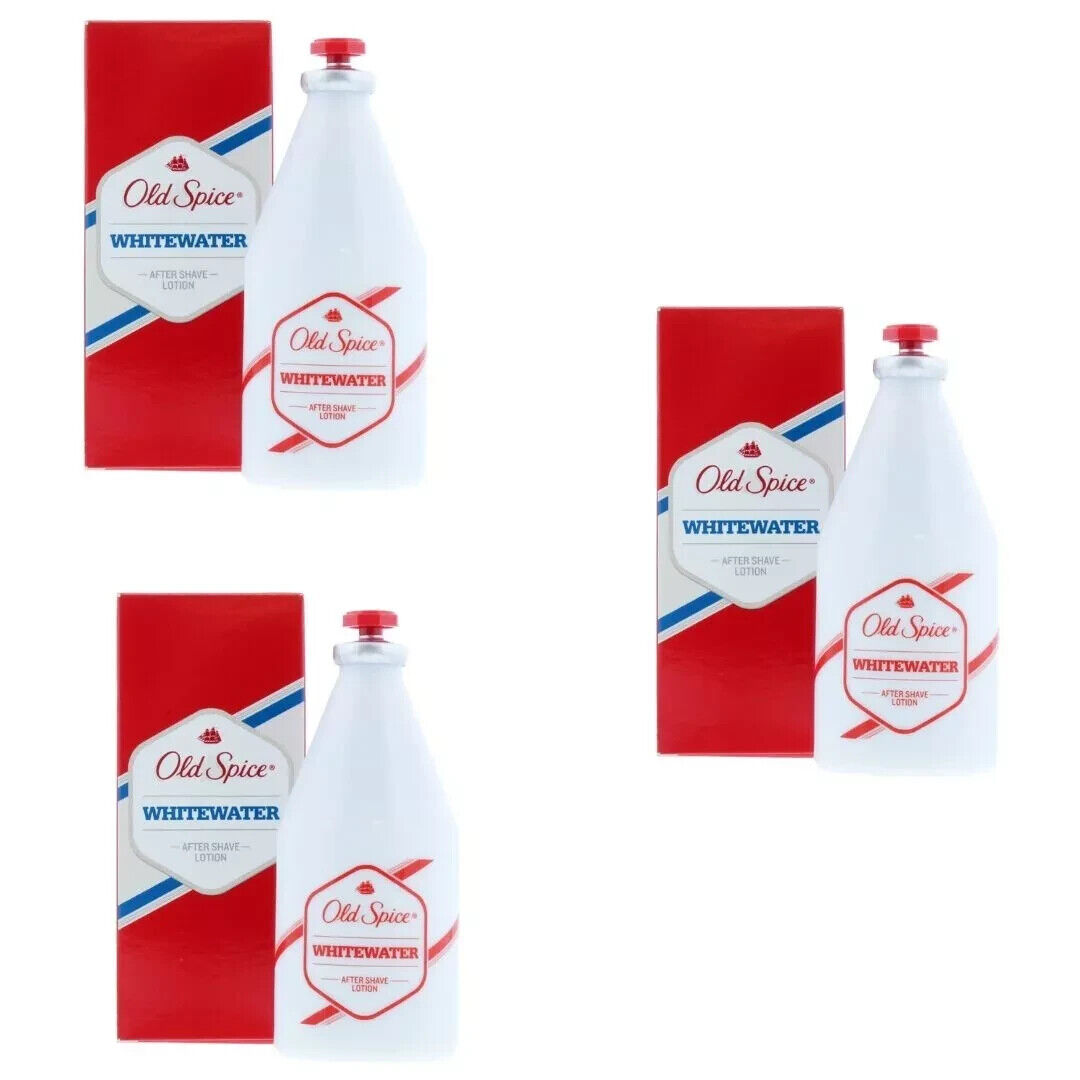 Old Spice Whitewater Lozione Dopobarba Confezione Da 3 X 100 Ml Venditore UK