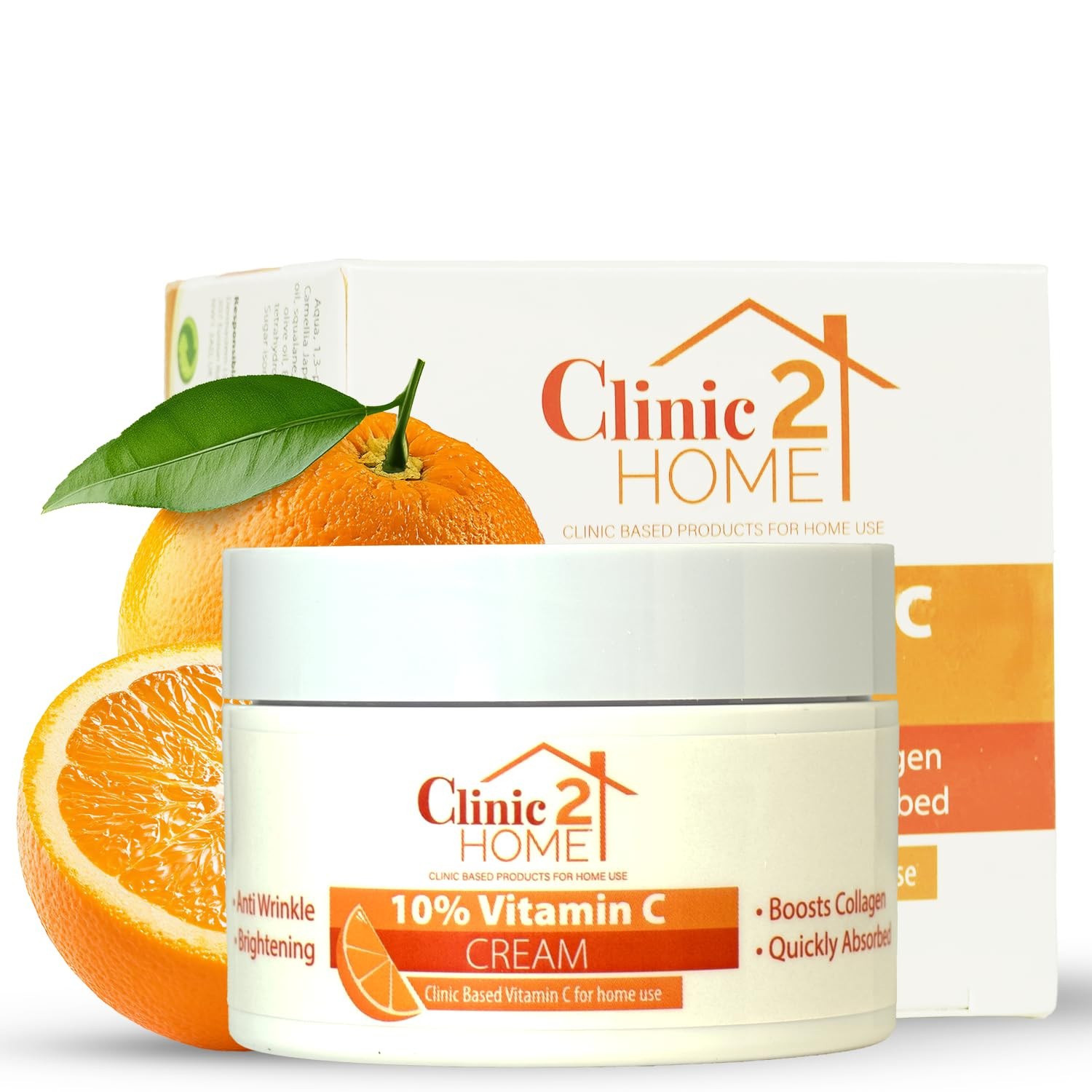 Clinic2Home Crema alla Vitamina C - Potente Crema Viso alla Vitamina C al (S1s)