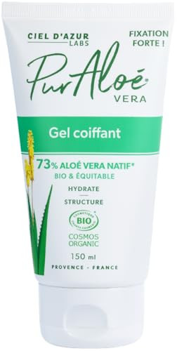 Ciel d'Azur Labs – Gel styling – 73% aloe vera bio & equo, (N7R)