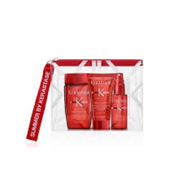 Kerastase Soleil Kit Bain Apres Soleil 80ml Huile Sirene 45ml Creme Sublime 50ml