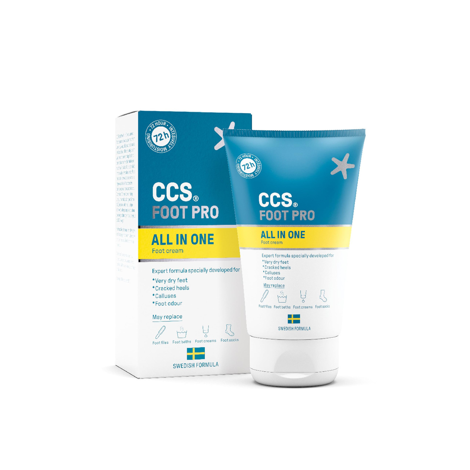 CCS All-in-One Foot Cream 100 ml - Crema professionale Sviluppata per (Z6U)