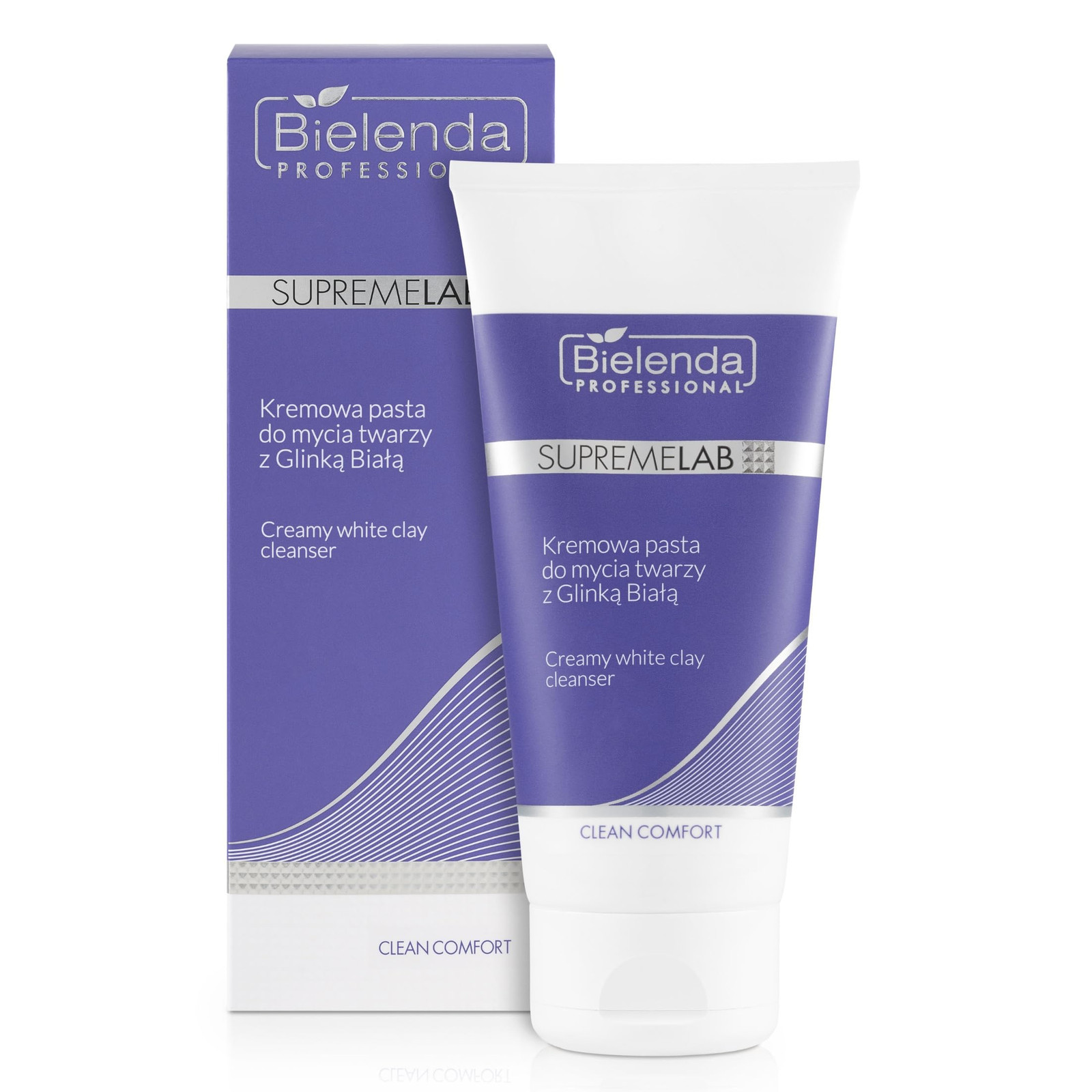 Bielenda Supremelab Clean Comfort, pasta cremosa detergente per il viso (a3o)