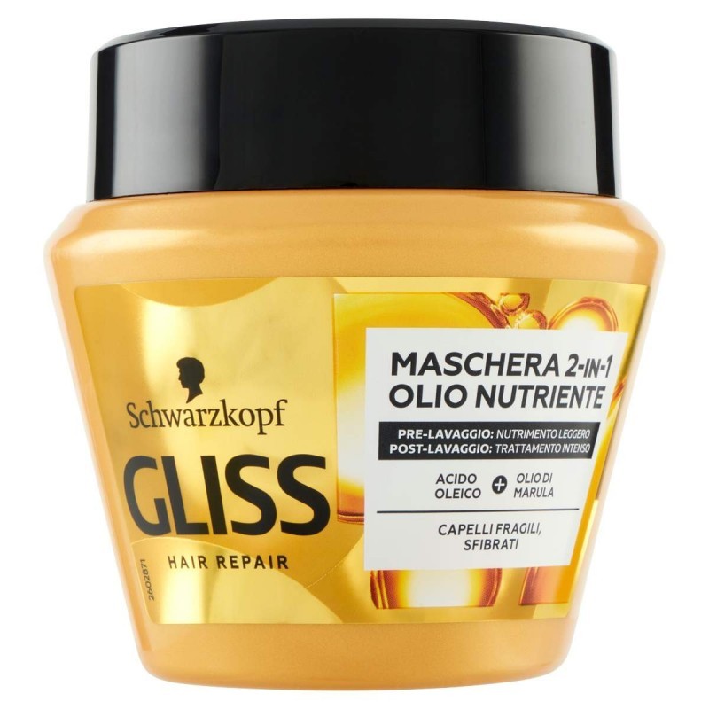 ⬆️ GLISS MASCHERA OLIO NUTRIENTE ML. 300  INPROMO