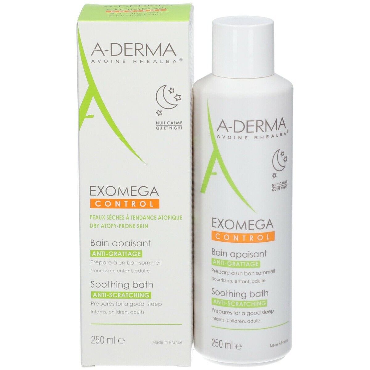 A-Derma Exomega Control Bagno Lenitivo Anti-grattage Per Pelle Secca e a Tendenz
