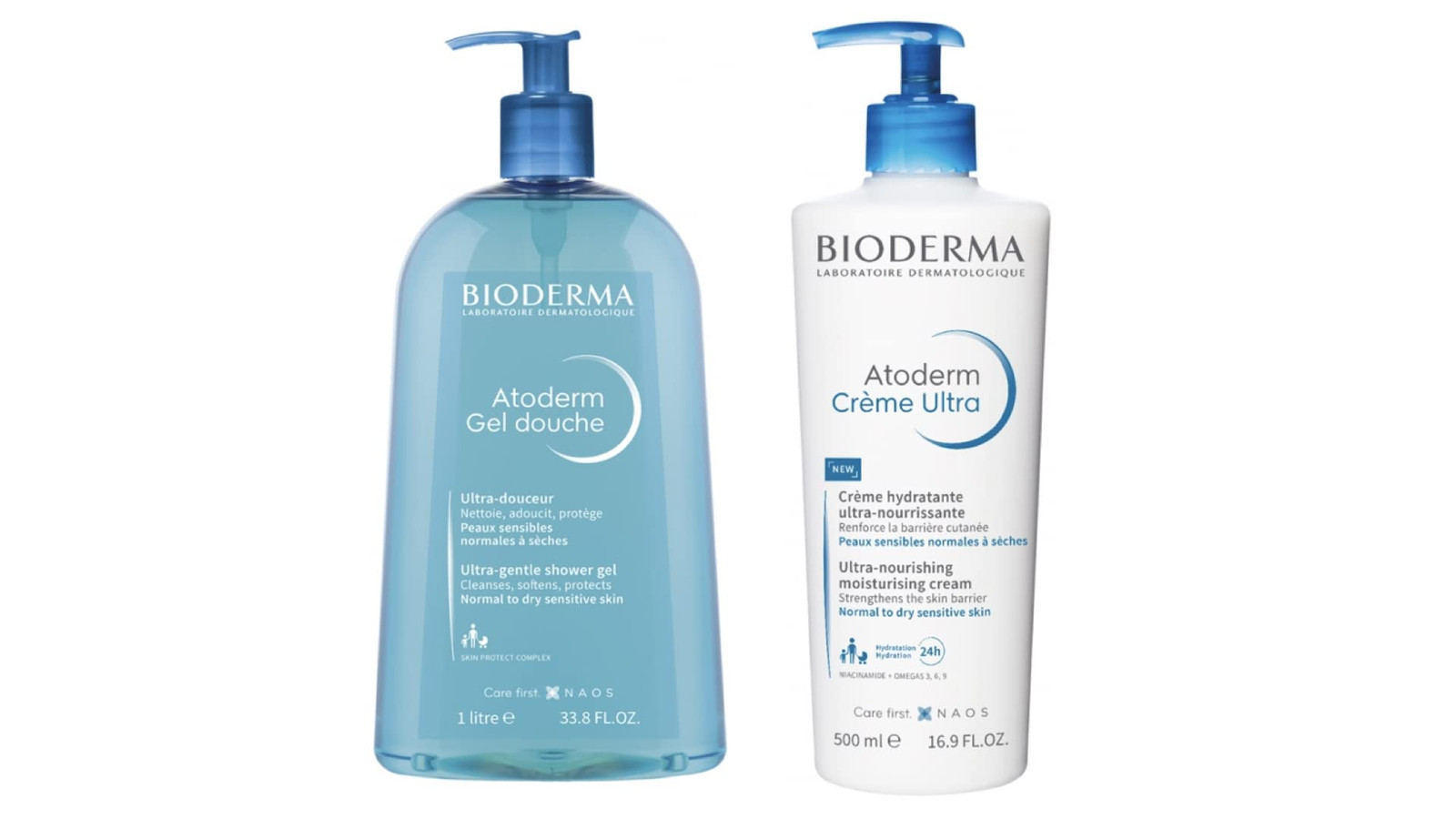 Atoderm | Atoderm Gel doccia 1L + Atoderm Crema 500ml | Deterge e idrata (b3N)
