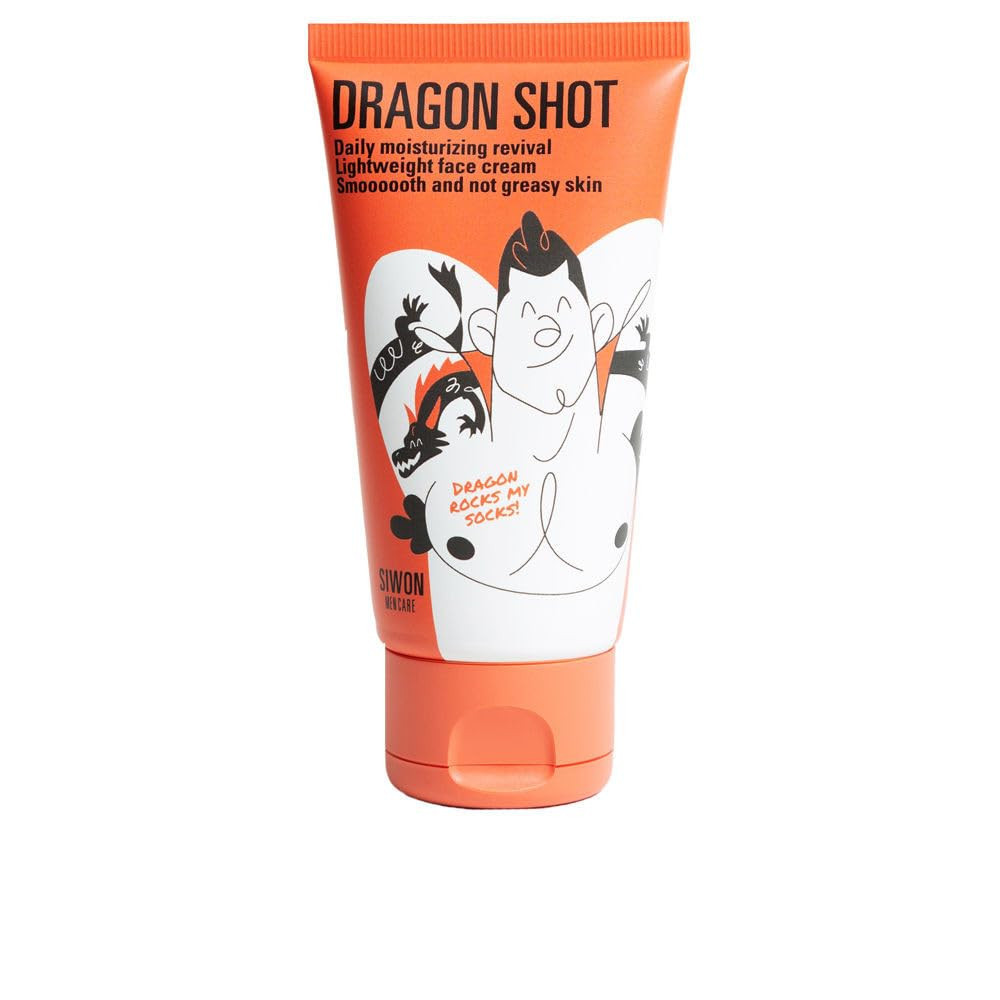 SIWON | Dragon Shot | Crema viso idratante per uomo | 75 ml | Texture (u0Q)