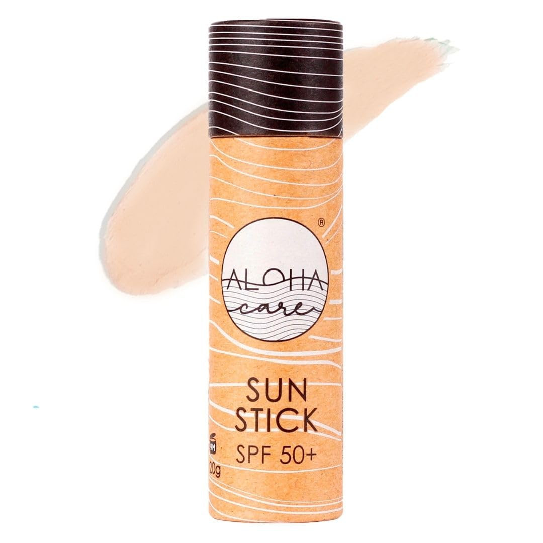 Aloha Sun Stick SPF 50+ (beige), Stick solare 50 viso minerale, senza (U7N)