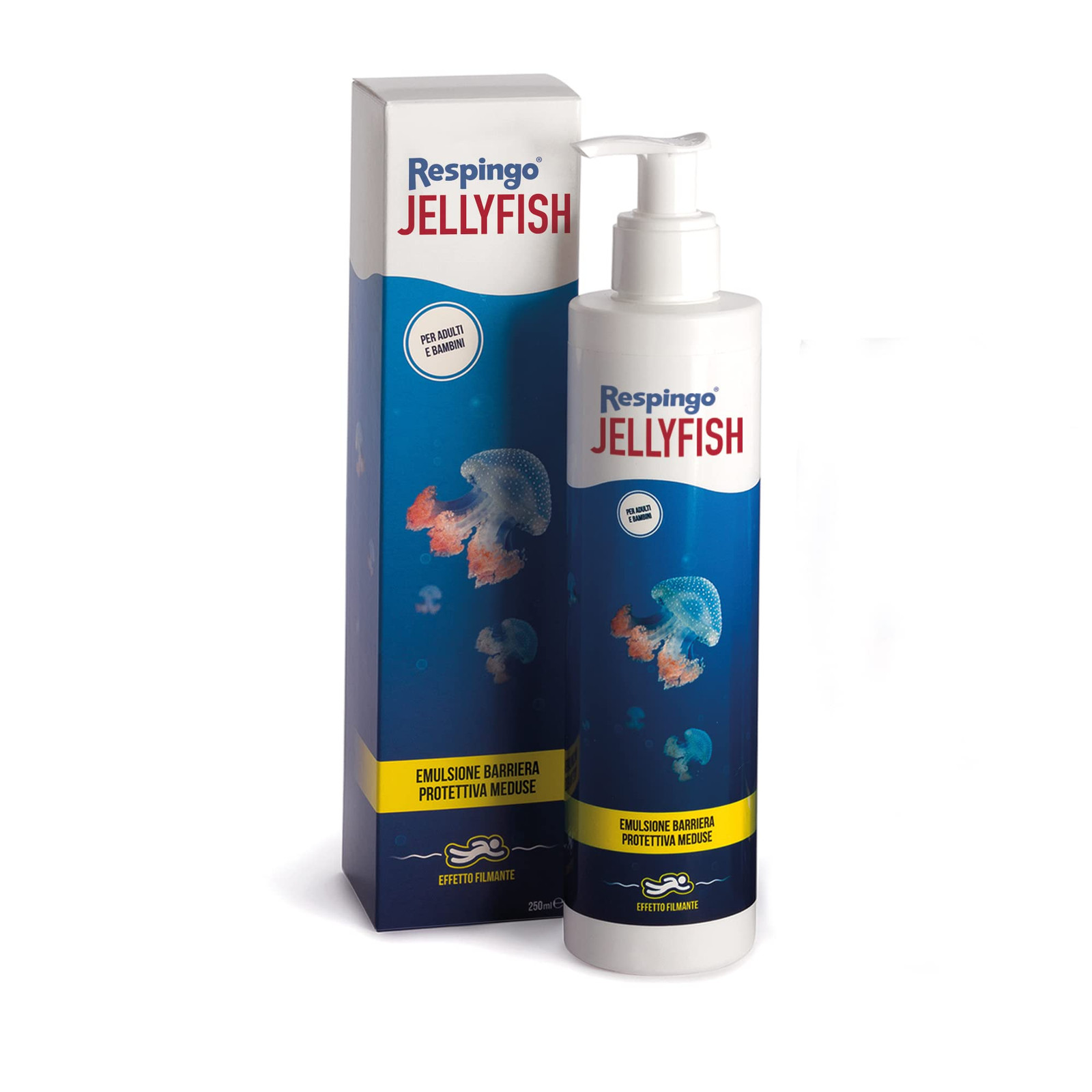 Respingo, Jellyfish, Emulsione Barriera Protettiva Meduse, Crema Anti (p9E)