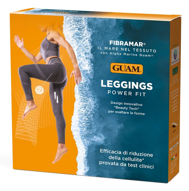 Guam Leggings Fibramar Power Fit Colore Grigio Taglia XS/S 38-40, 1 Pezzo