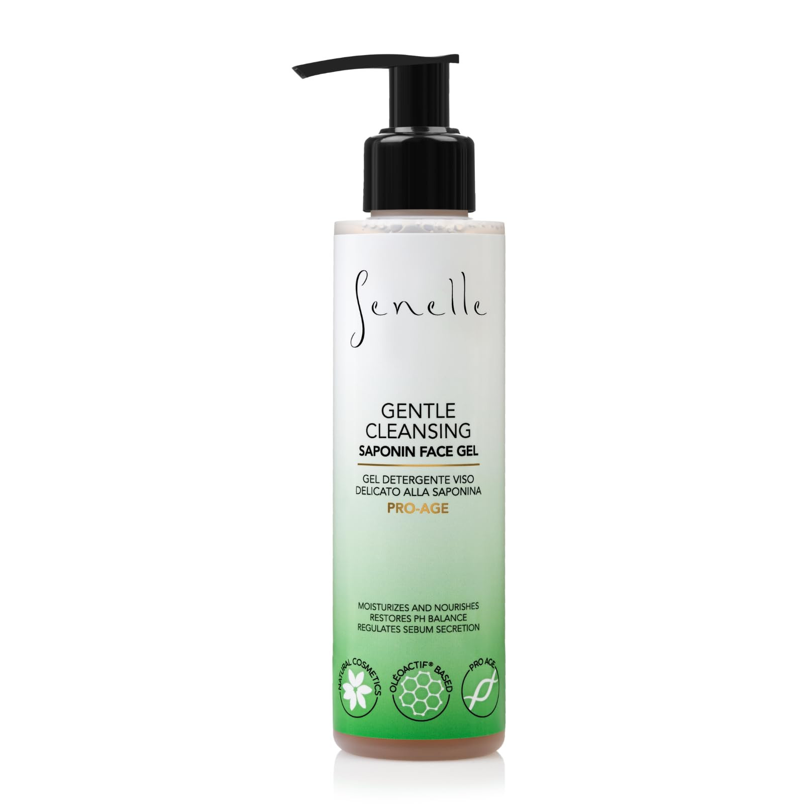 Senelle - Gentle Saponin Facial Cleansing Gel | Gel Detergente Viso (f5o)