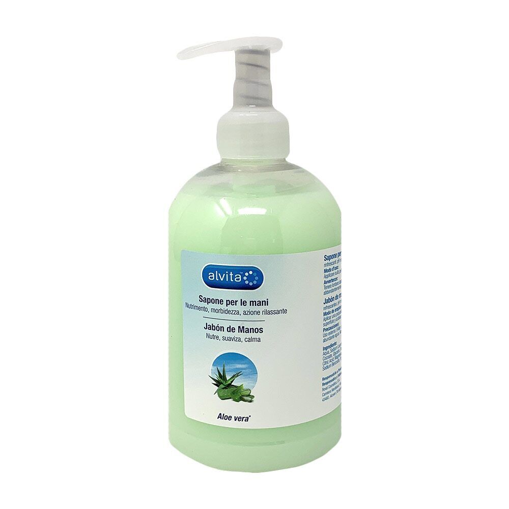 Alvita Sapone Mani Aloe Vera, 500ml