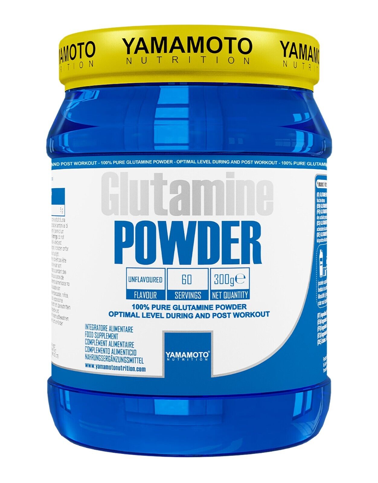 YAMAMOTO GLUTAMINE POWDER 300GR - INTEGRATORE DI GLUTAMMINA IN POLVERE