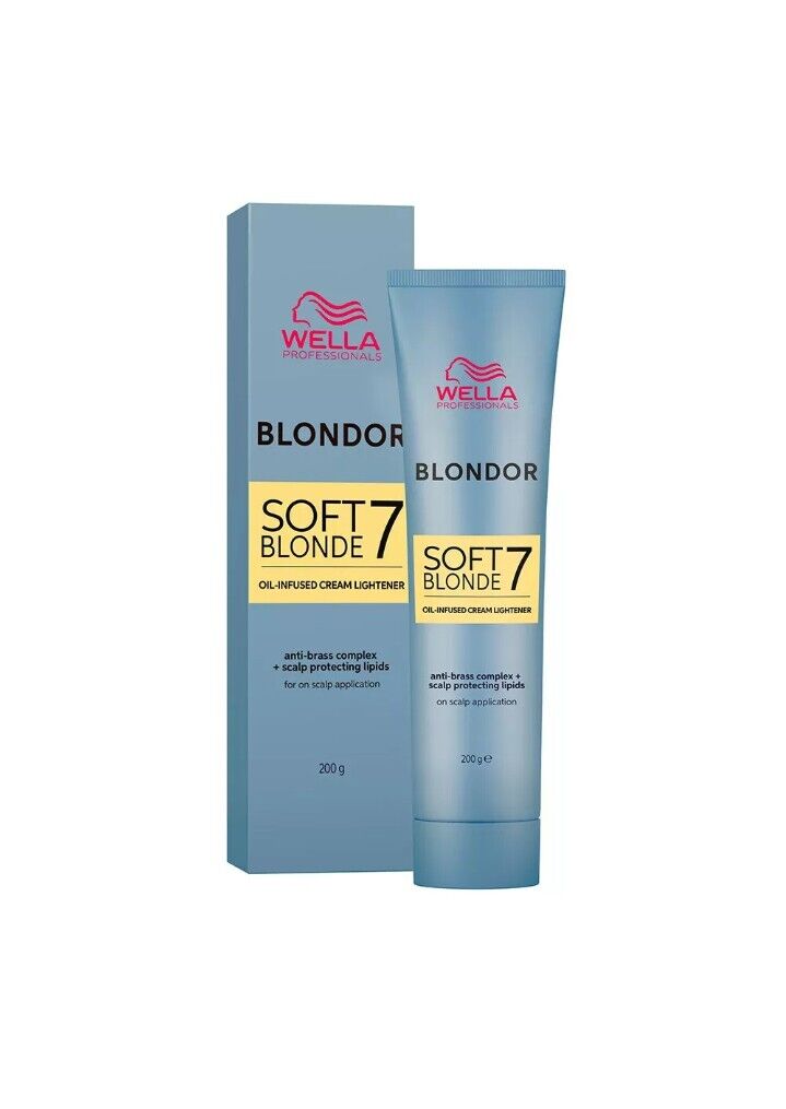 Wella Blondor Soft Blonde Cream 200gr - crema decolorante a base oleosa