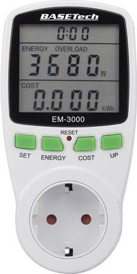 Previsione dei costi del misuratore di costi energetici Basetech EM-3000 (BT-161