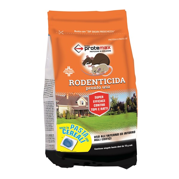 Esca Rodenticida in Pasta Blu Protemax - PROTE021 - 1,5 kg