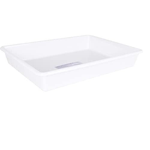 Dem 104814 Big White Tray 50 x 34 x 8 cm, 8.6 Litres (P4o)