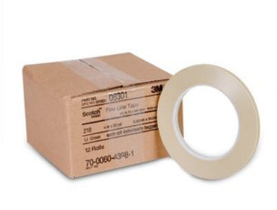 Nastro linee curve 3M 218 scotch fine line mm.12 45244