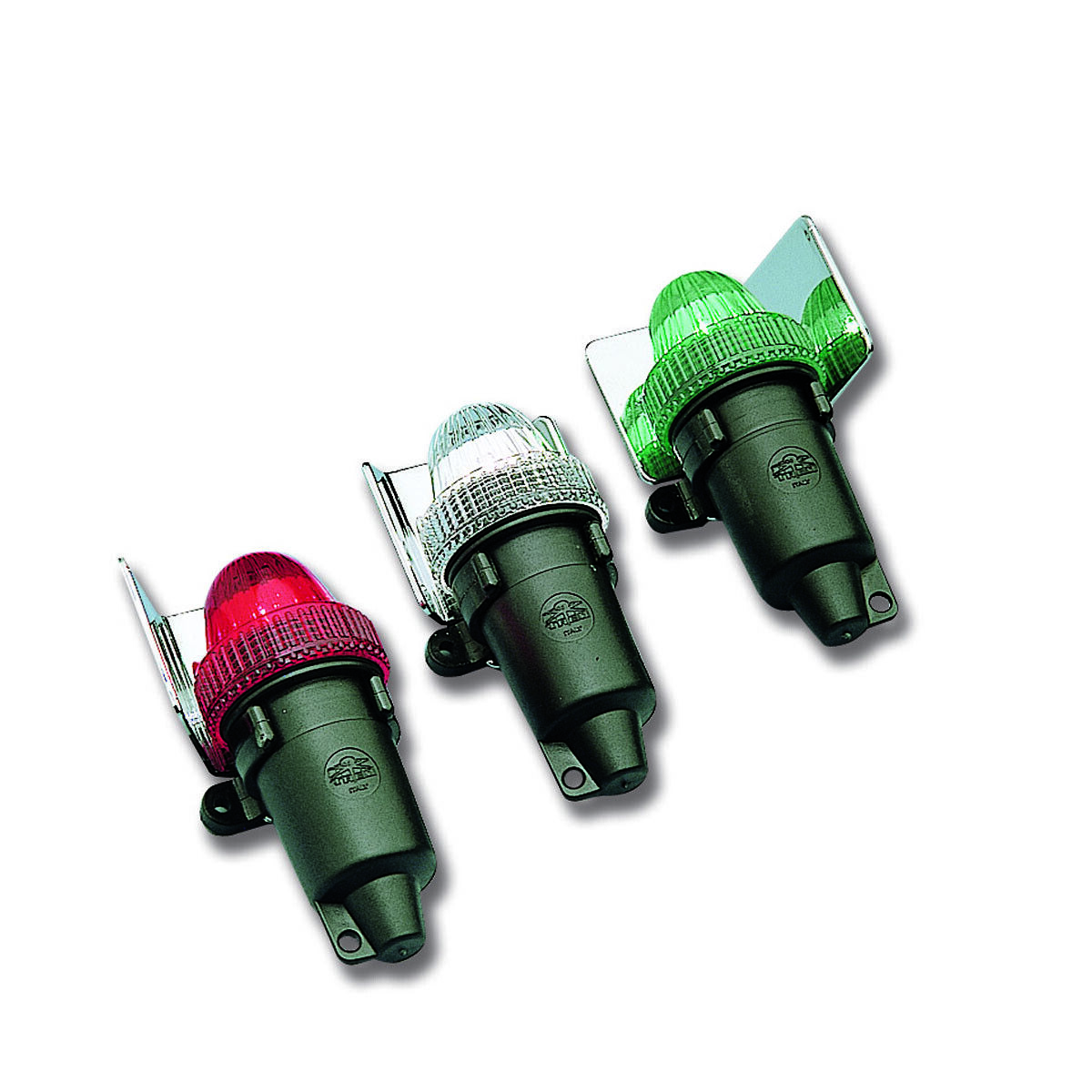 Trem Serie tre fanali via a pila sinistra-dritta-prua Peso Kg 0,310 1 Kit L40000